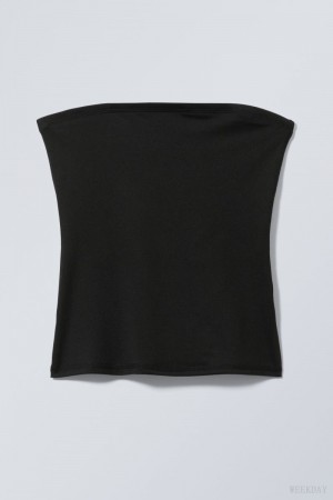 Weekday Act Tube Top Black | RPNC0060