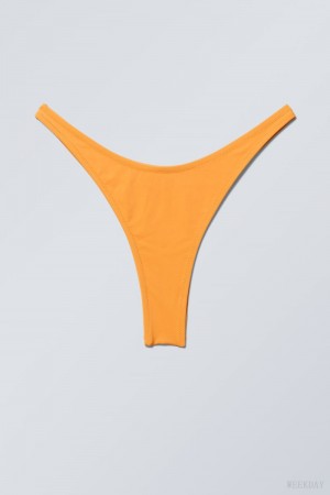 Weekday Brazilian Mini Bikini Bottom Mango | EBFR7267