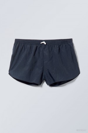 Weekday Chip Swim Shorts Dark Blue | ZLXG0794