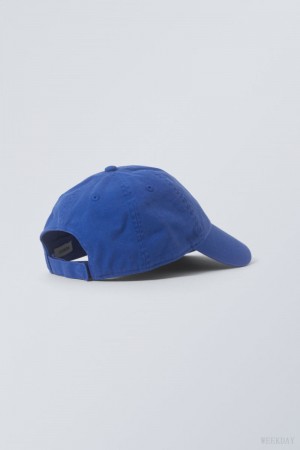 Weekday Essential Washed Cap Deep Blue | KXLD9802