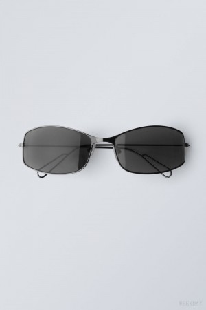 Weekday Flash Sunglasses Black | FFMV9015