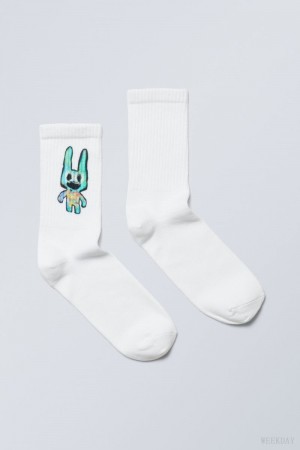 Weekday Graphic Sport Sock Rabbit | CVGU3787