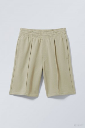 Weekday Ken Terry Lightweight Shorts Khaki | AOKT6628