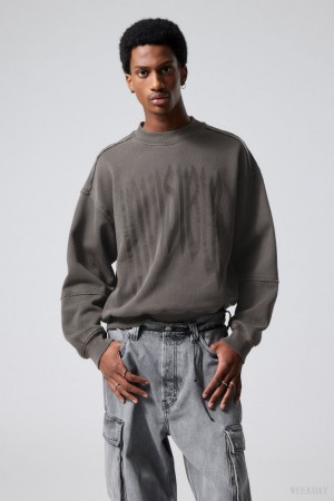 Weekday Liam Sweatshirt Invisible | XXEL1722