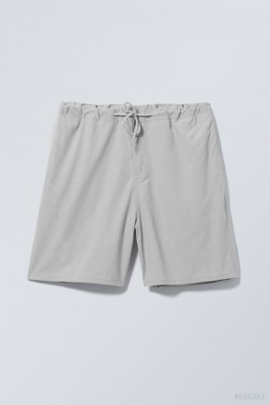 Weekday Parachute Loose Shorts Grey | KZEZ9457