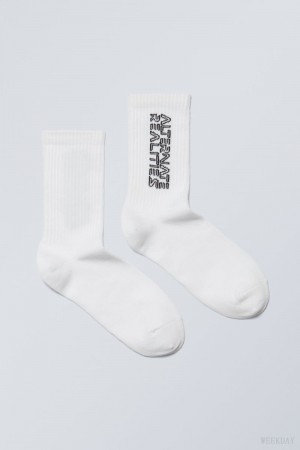 Weekday Sport Printed Socks Alternate Realities | QXHG8879