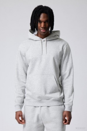 Weekday Standard Midweight Hoodie Grey | WOLO3102