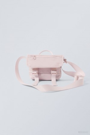 Weekday Tiny Messenger Bag Pink | OTQC4457