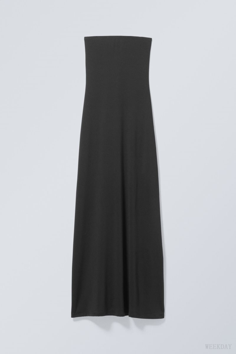 Weekday Act Tube Dress Black | PJOE3154