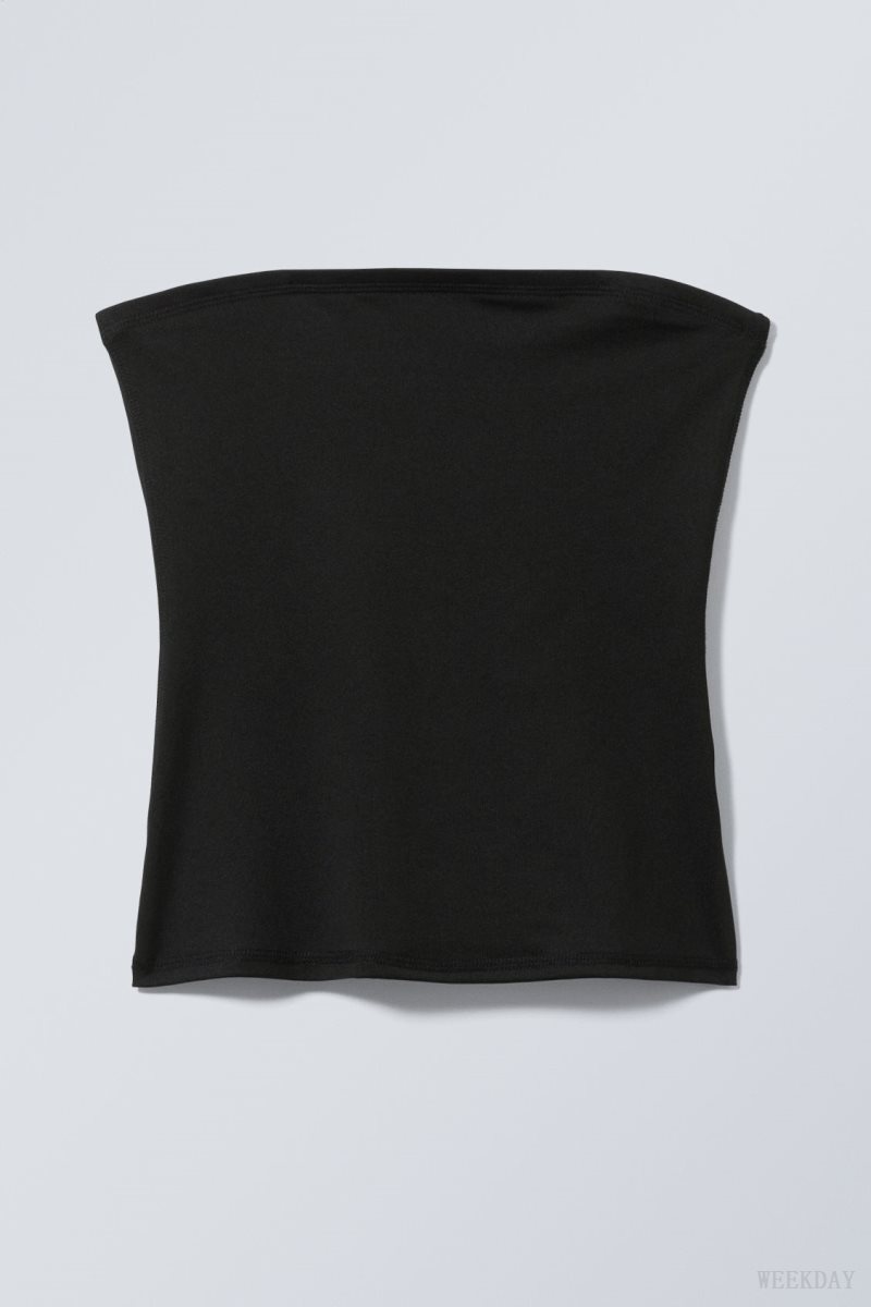 Weekday Act Tube Top Black | RPNC0060