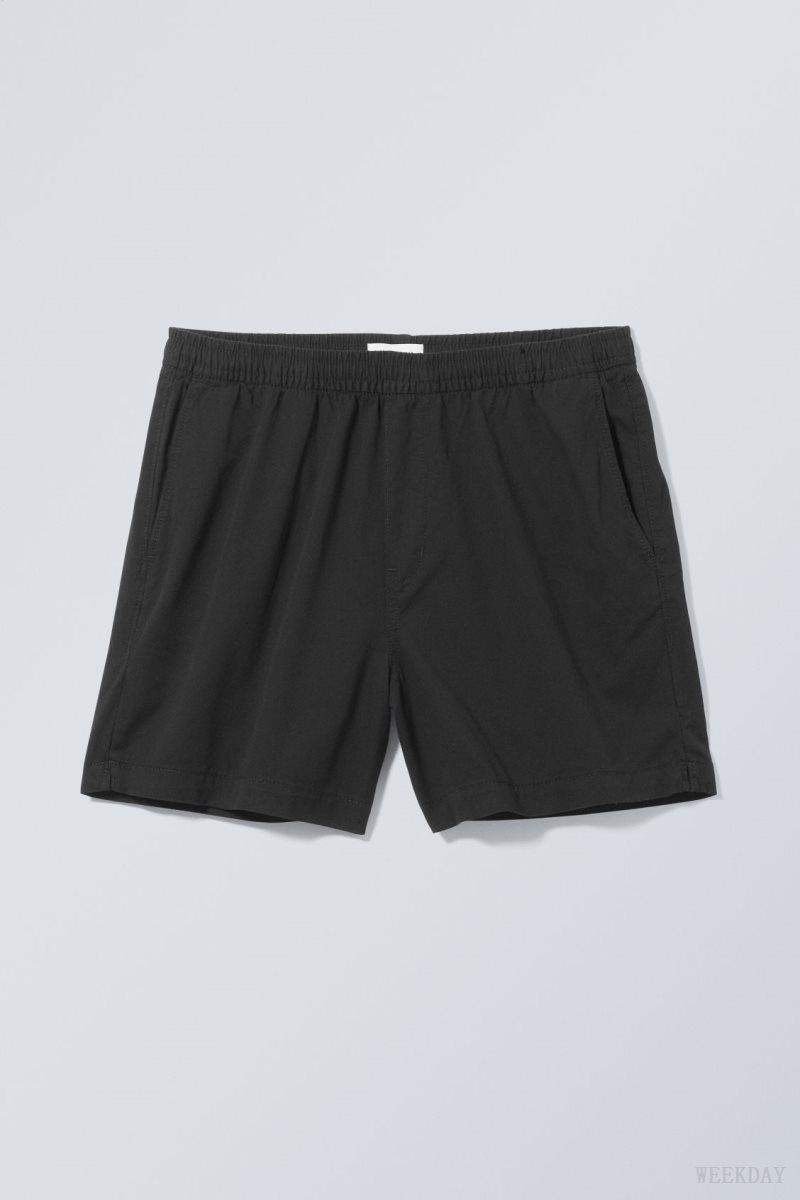 Weekday Alex Relaxed Shorts Black | DSNW0397