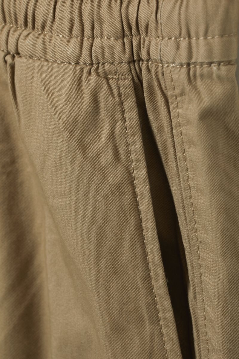 Weekday Alex Relaxed Shorts Dark Beige | LJXN2441