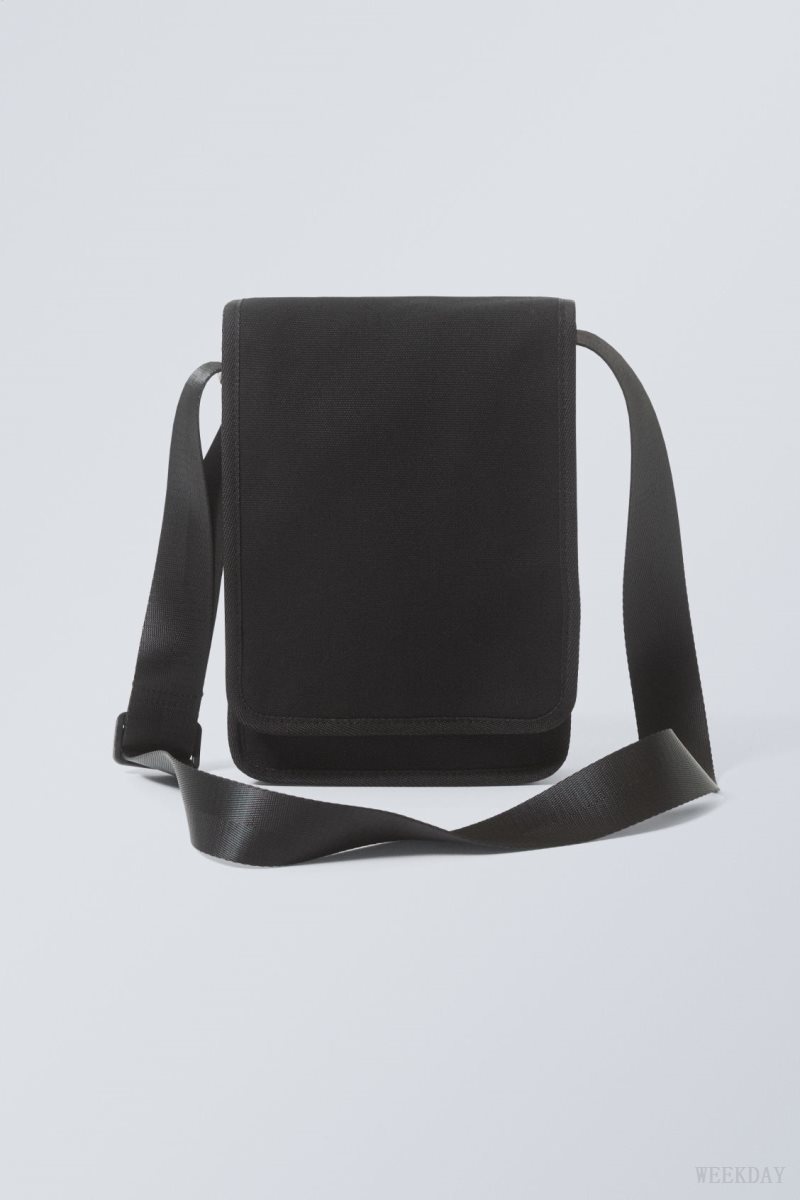 Weekday Becky Canvas Bag Black | LZTD4413