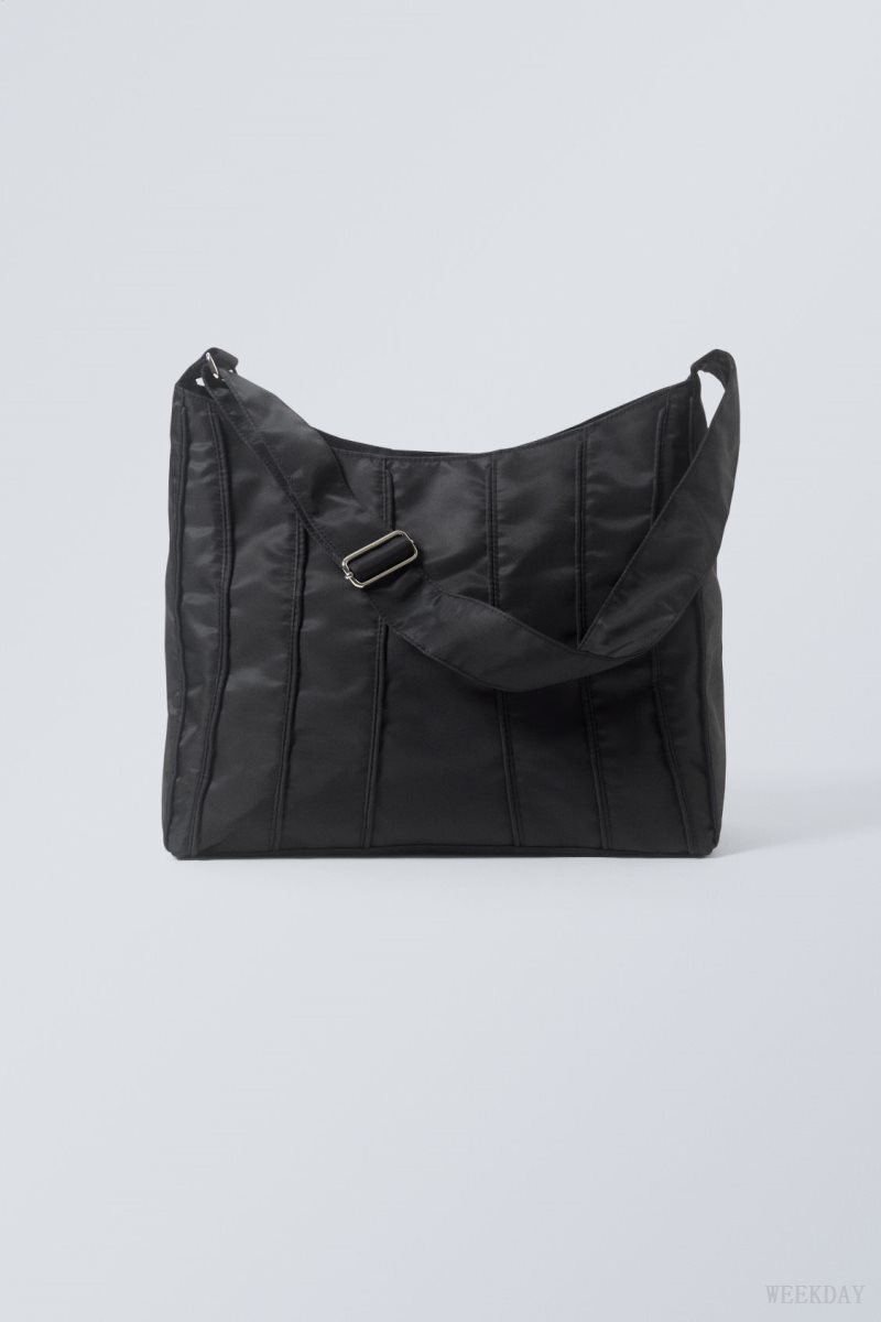 Weekday Bella Shoulder Bag Black | QDWF5413