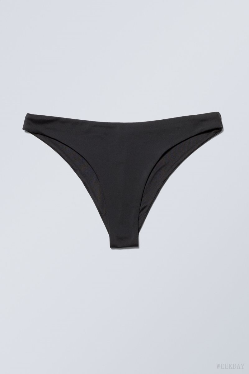 Weekday Brazilian Bikini Bottoms Black | CJYK3585