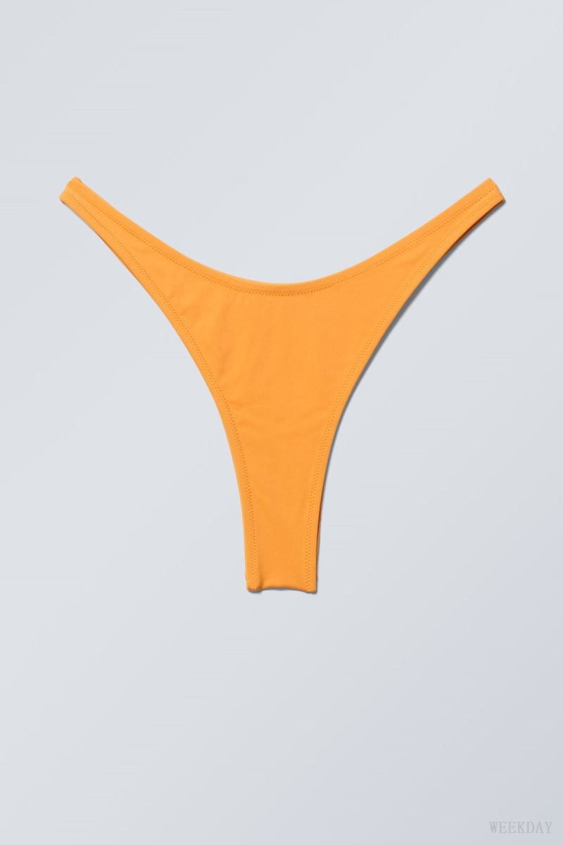 Weekday Brazilian Mini Bikini Bottom Mango | EBFR7267