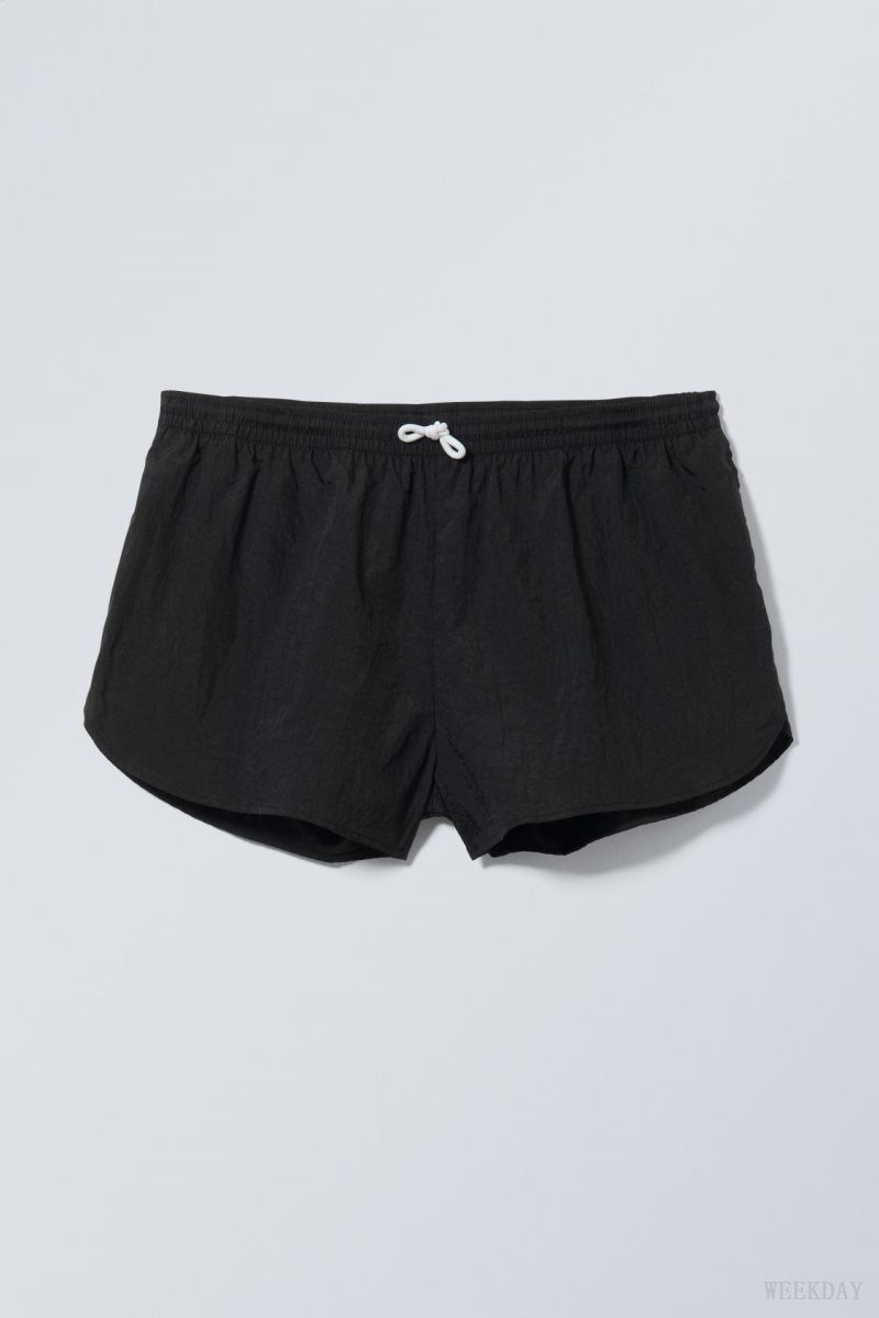 Weekday Chip Swim Shorts Black | EKES9071