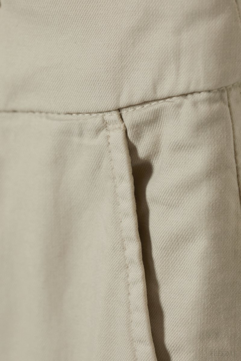 Weekday Elio Wide Trousers Light Beige | EIWK9998