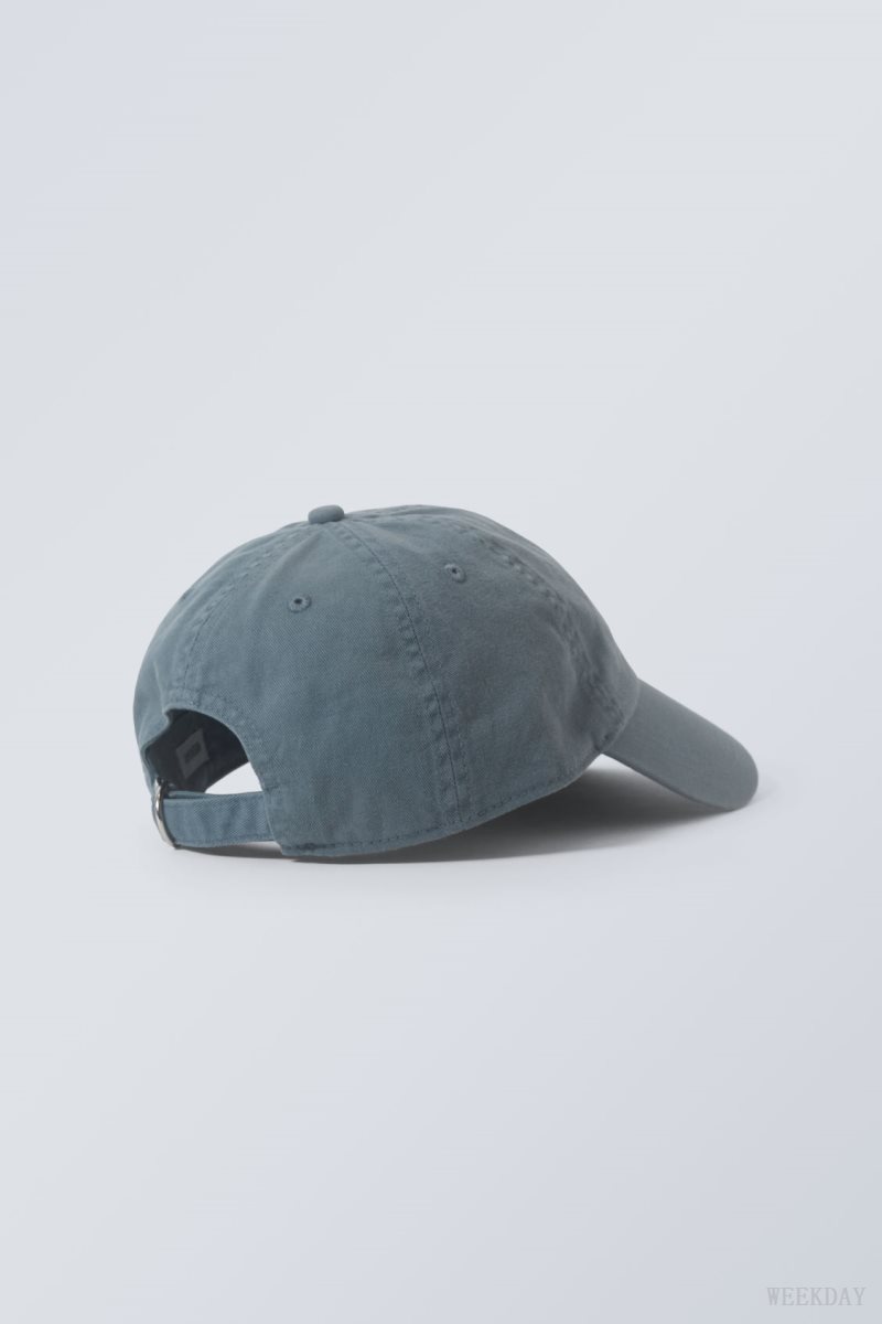 Weekday Essential Washed Cap Blue | EREL3874