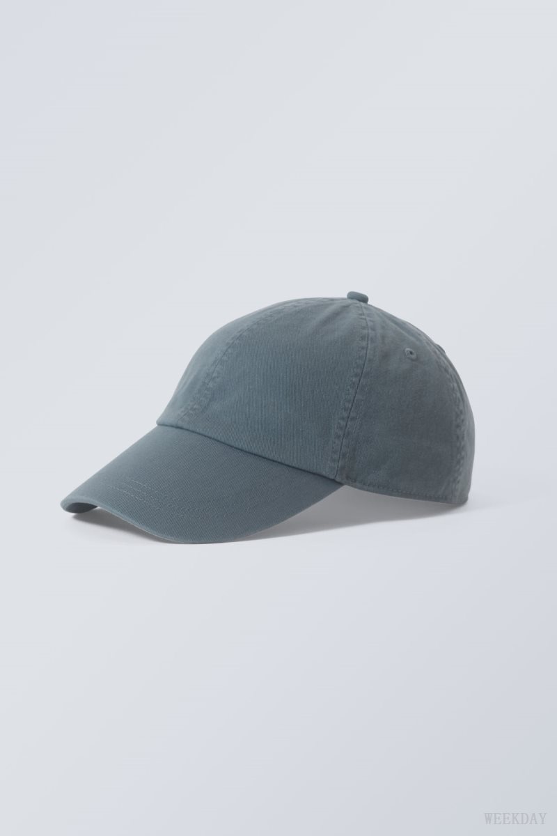 Weekday Essential Washed Cap Blue | EREL3874