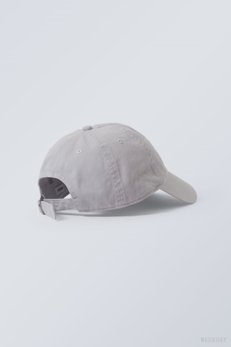 Weekday Essential Washed Cap Grey | WRIG7881