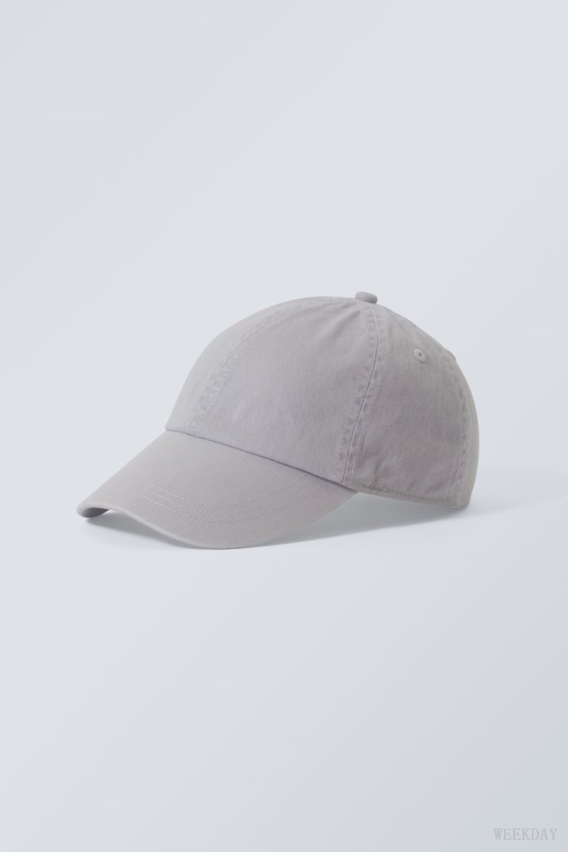 Weekday Essential Washed Cap Grey | WRIG7881