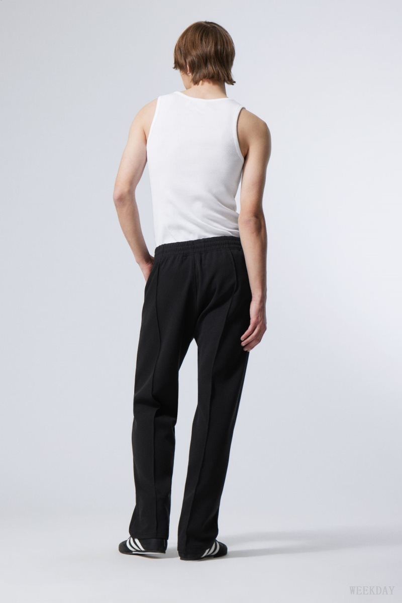 Weekday Ken Tracksuit Pants Black | WYPP3035