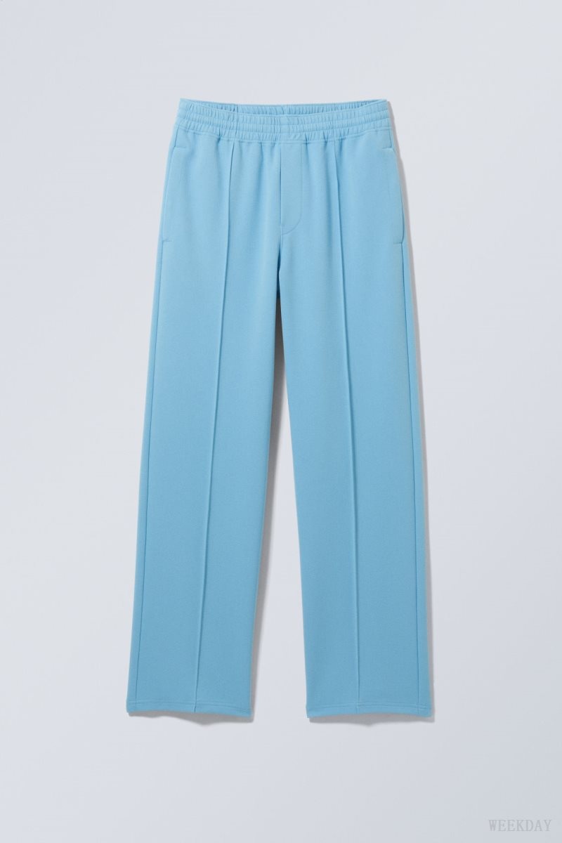 Weekday Ken Tracksuit Pants Light Blue | ZNLV7059