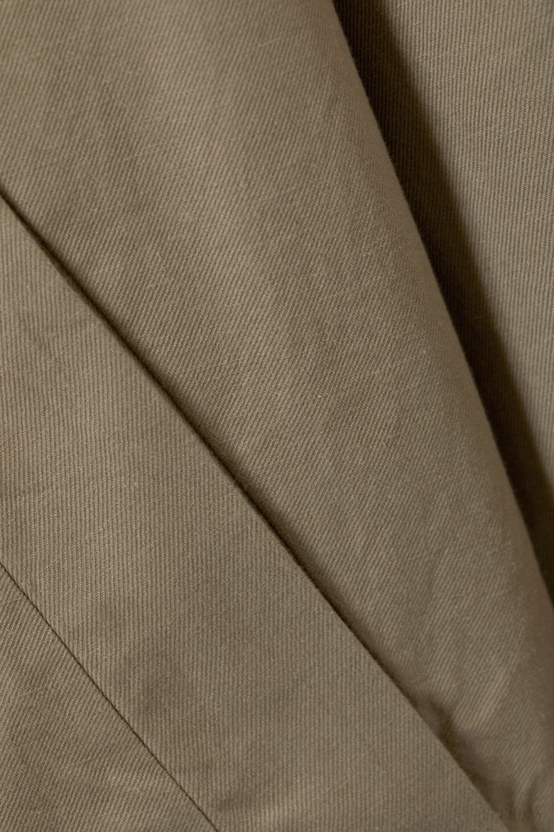 Weekday Martin Linen Jacket Dark Beige | FTFC7616