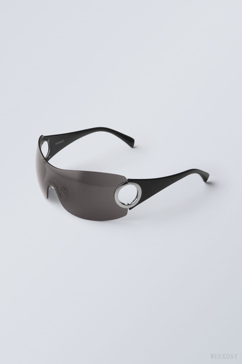 Weekday Motion Sunglasses Black | VVDM9606