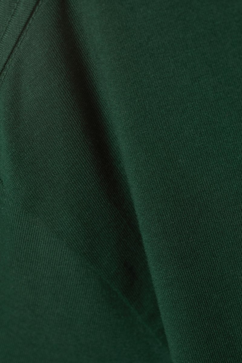 Weekday Oversized Heavyweight T-shirt Dark Green | GCQB5942