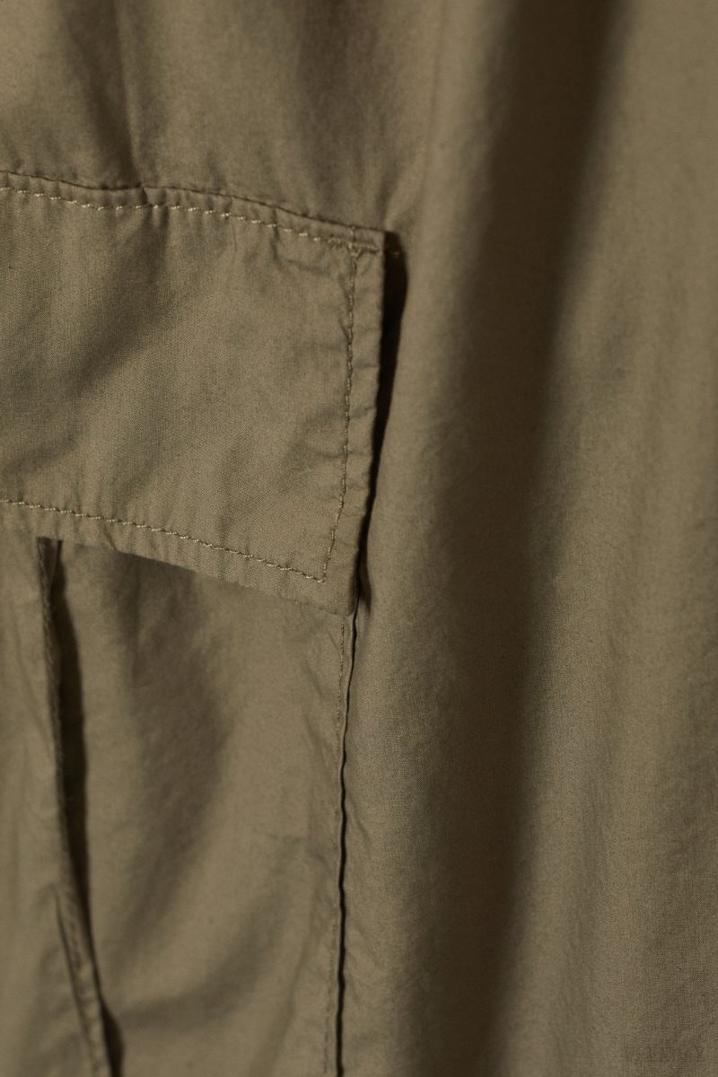 Weekday Parachute Loose Cargo Shorts Khaki | XWET9083