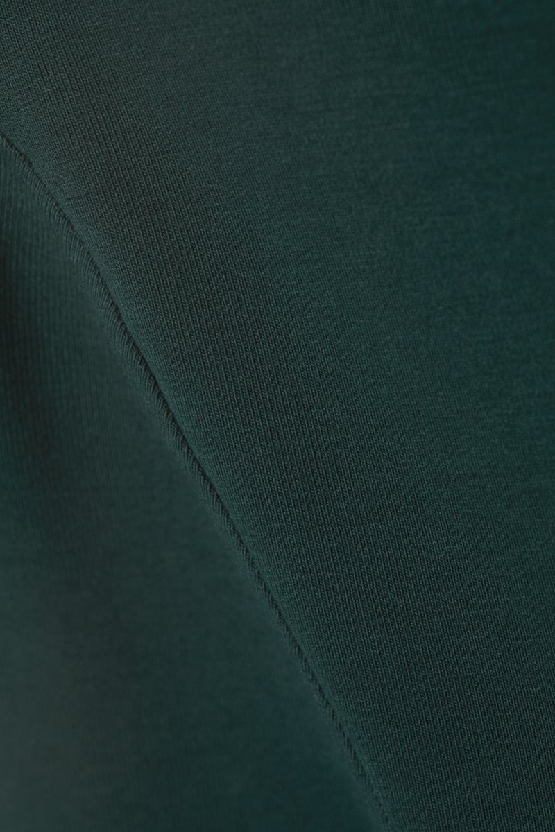 Weekday Slim Fitted Long Sleeve Dark Green | RUNN3174