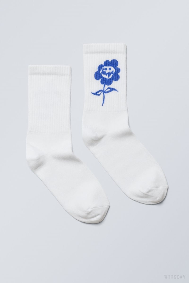 Weekday Sport Printed Socks Alternate Realities | RMJZ2450