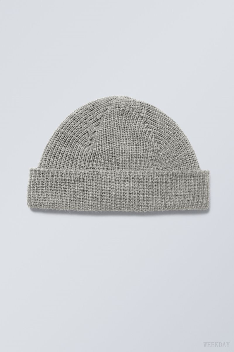 Weekday Stan Beanie Grey | LMVY8937