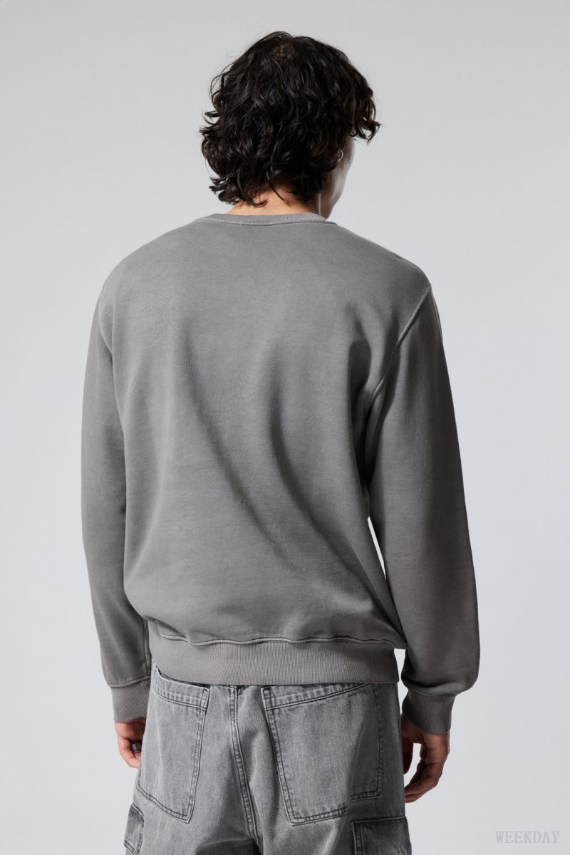 Weekday Standard Midweight Sweatshirt Grey | LWKN1441