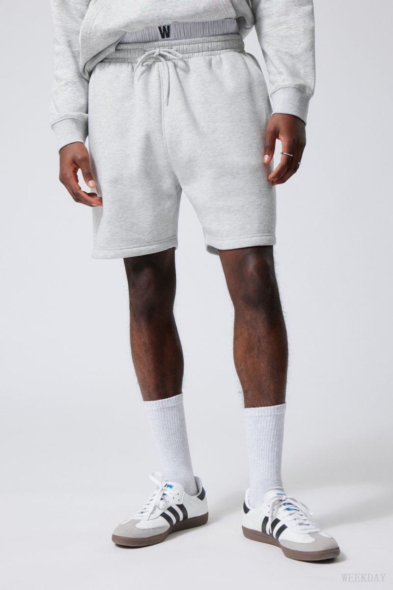 Weekday Standard Sweatshorts Grey | OIBO9851