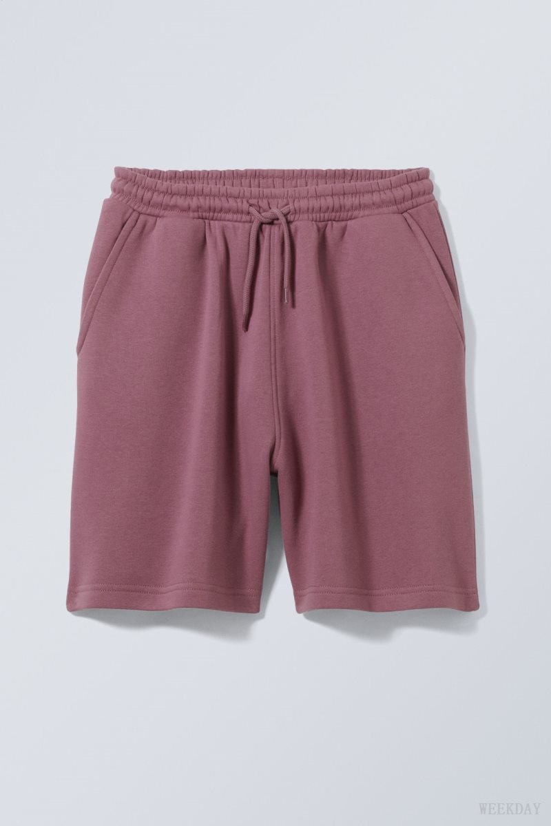 Weekday Standard Sweatshorts Purple | NEYF7581