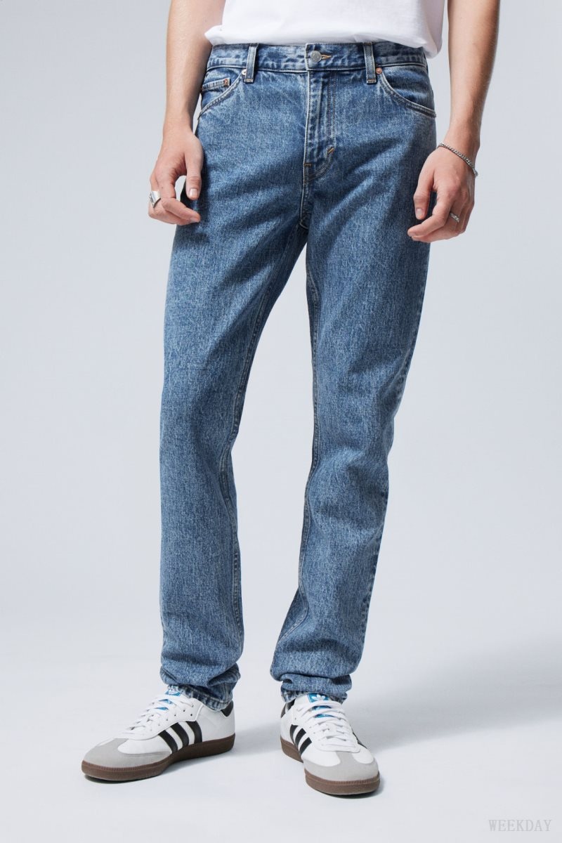 Weekday Sunday Slim Tapered Jeans Blue | GXBA2933