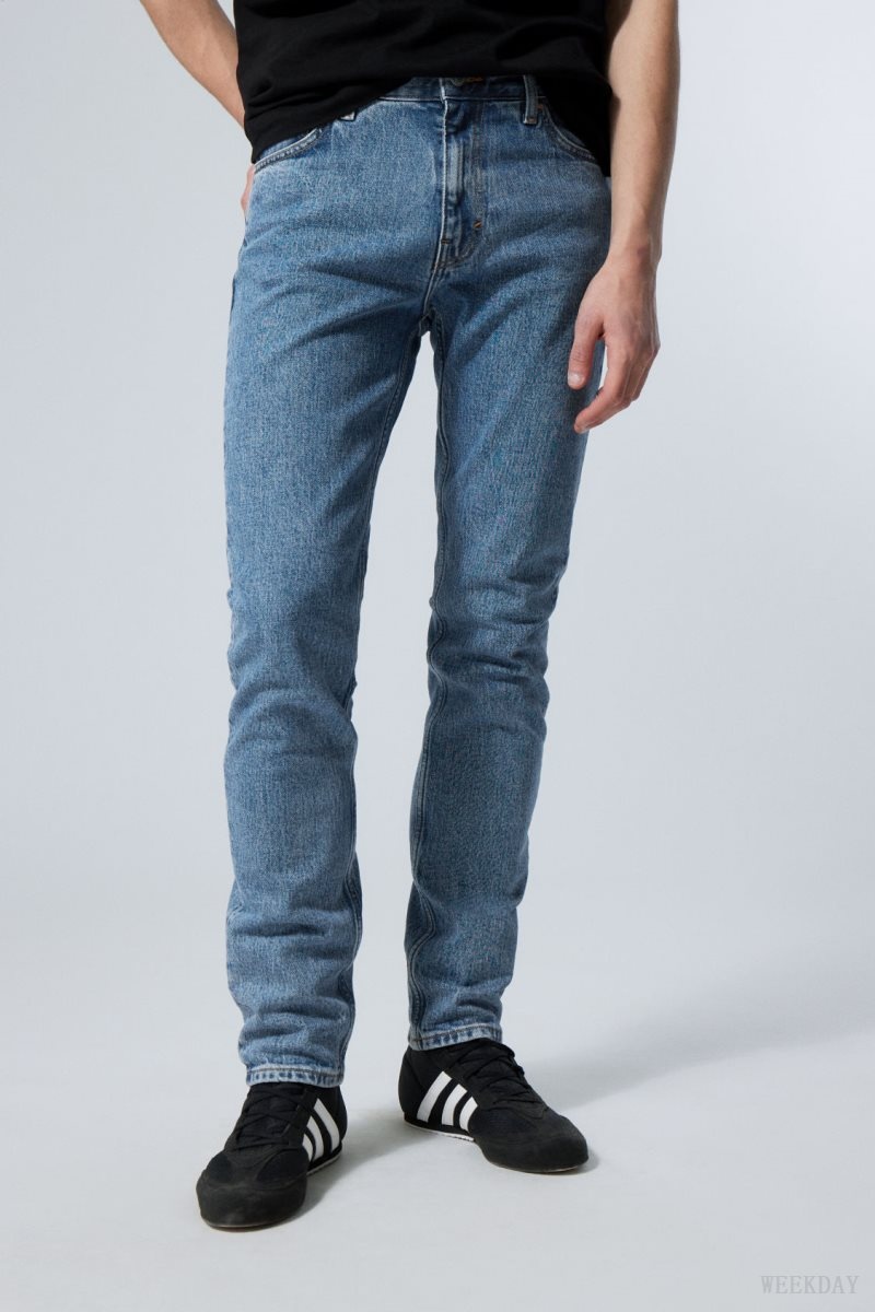 Weekday Sunday Slim Tapered Jeans Blue | GXBA2933