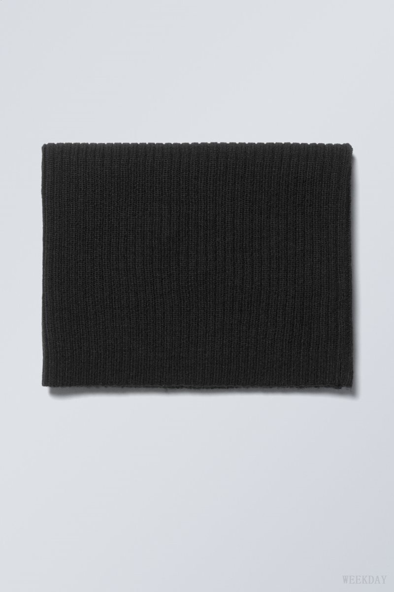 Weekday Tube Scarf Black | BQPD5762