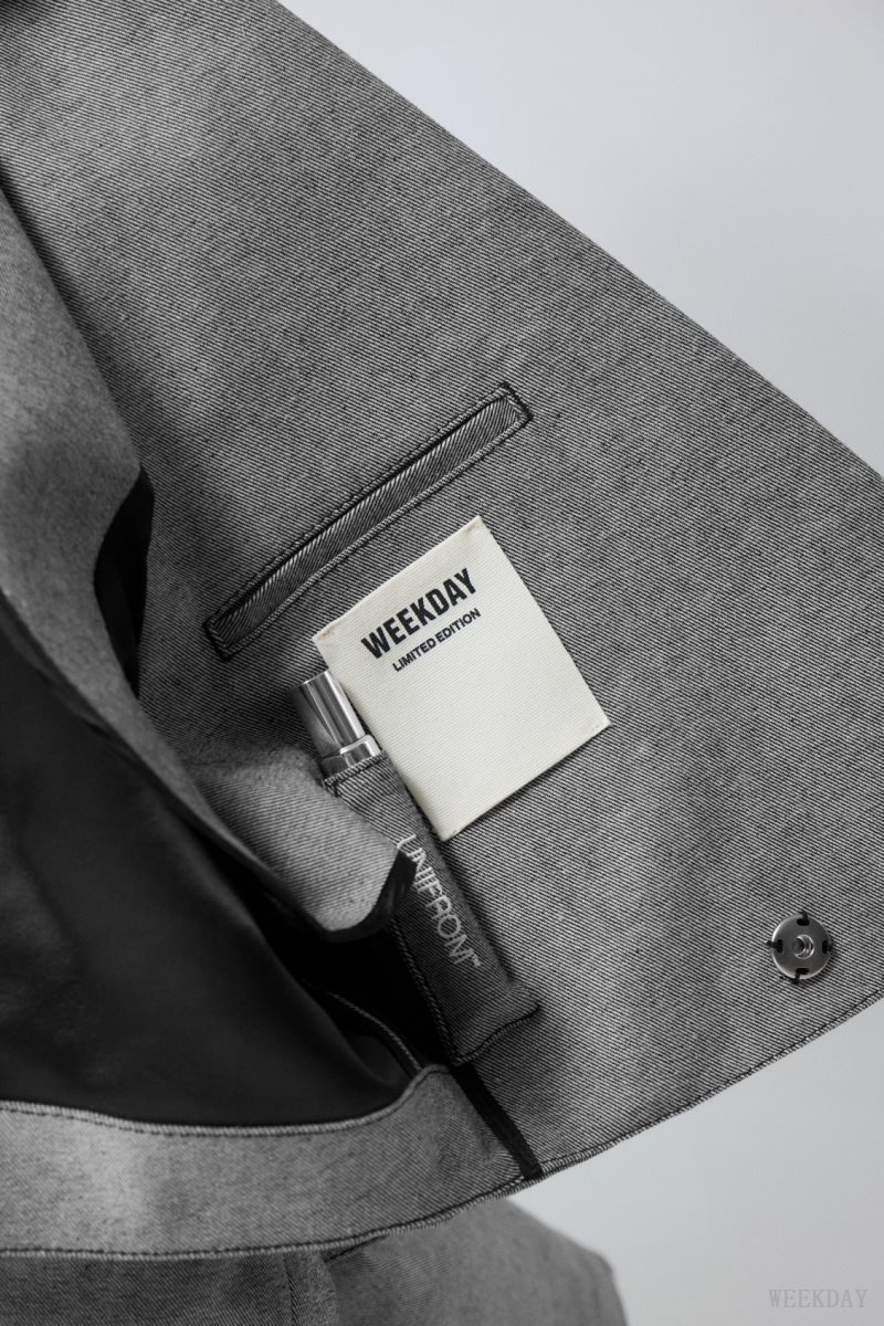 Weekday Unifrom™ + Weekday Limited Edition Power Blazer Grey | GLWJ5851